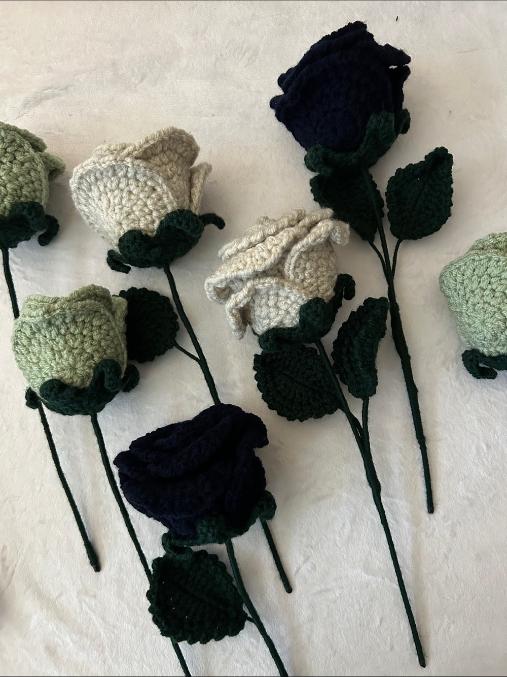 1 Crochet Rose -handcrafted (custom request)